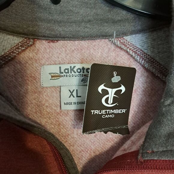 Truetimber Camo LaKota 1/4 zip pull over sweater size XL NWT - Picture 2 of 6